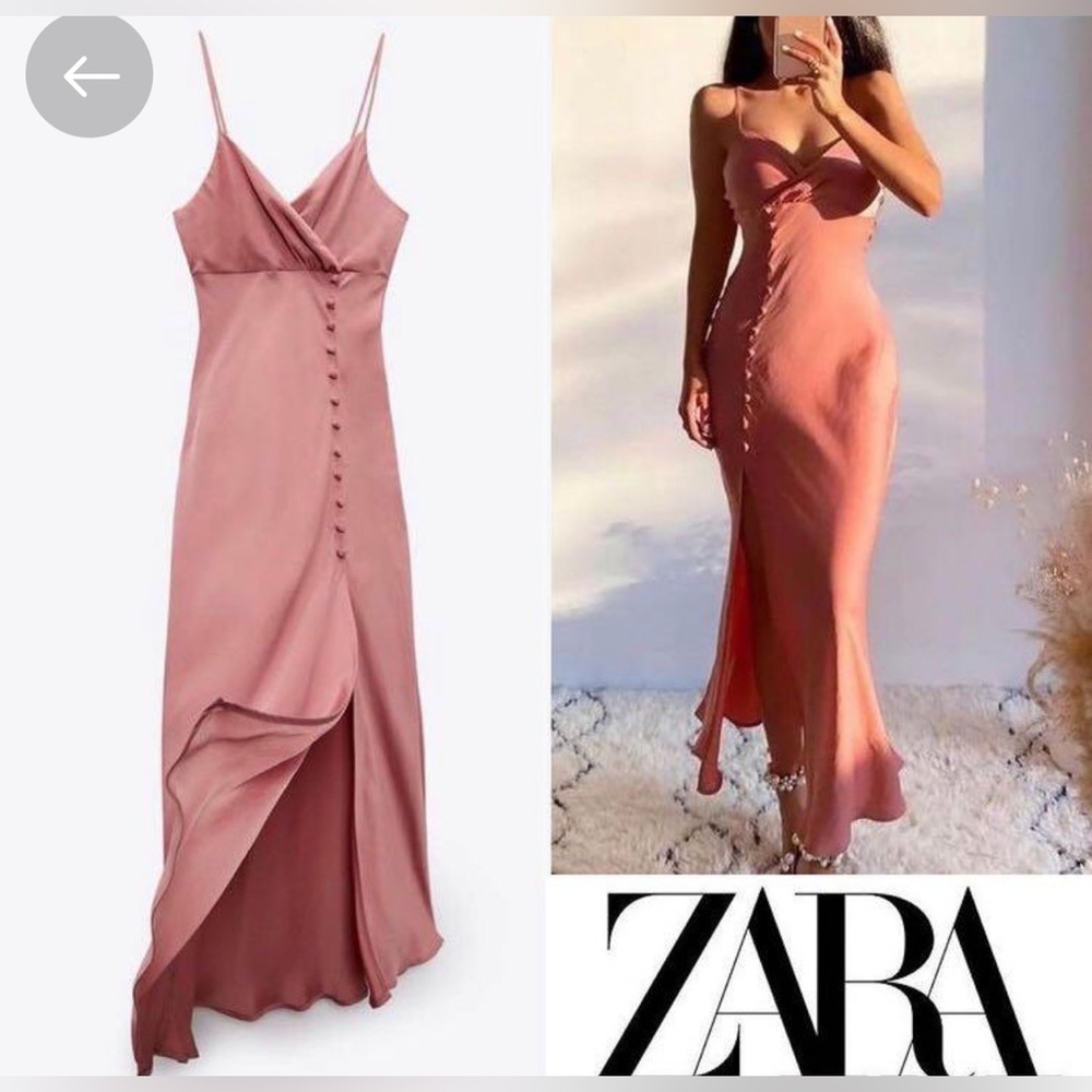 Zara mauve dress